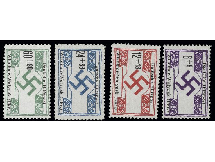 6-60 Pfg. kpl., postfrisch, Pracht, sign. Sieger, ex Dr. Rueger