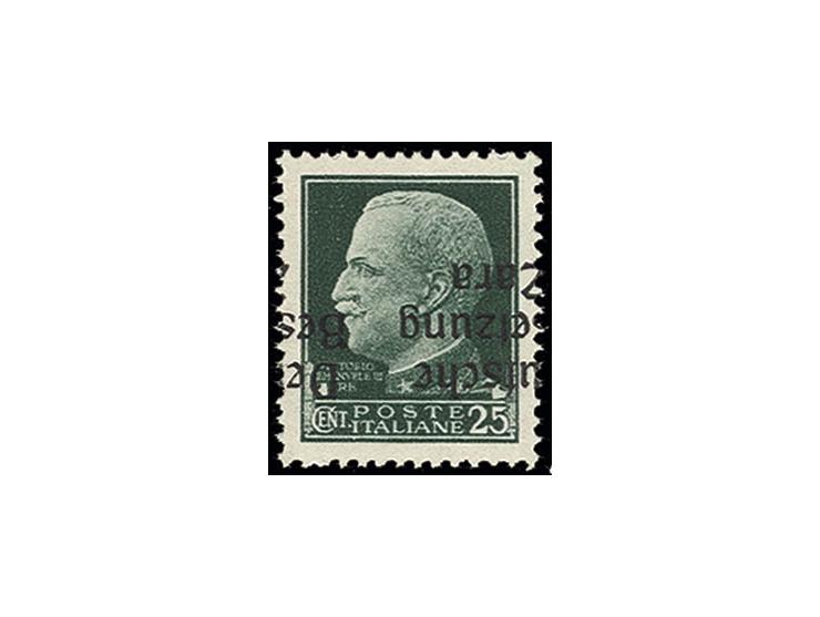 1943, 25 C. mit kopfstehendem Aufdruck, postfrisch, Kabinett, eine seltene Marke, sign. Ludin und Fotoattest Krischke, ex Dr.
