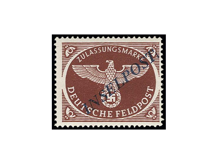 1945, Agramer Aufdruck gezähnt, Aufdruck dunkelblau, Platte II, postfrisch, Kabinett, unsigniert mit Fotoattest Müller BPP (M