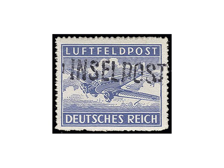 durchstochen, Aufdruckfarbe violettschwarz, Type VI, postfrisch mit kleiner verlaufener Stelle am rechten Durchstichrand, Kab