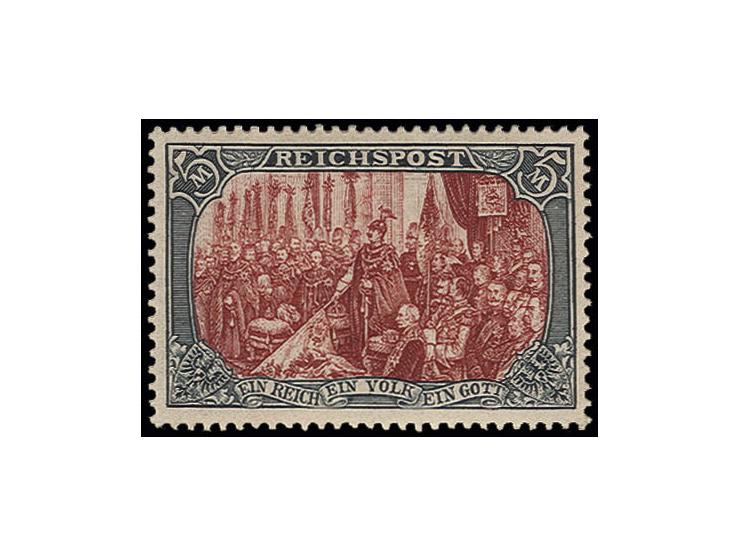 5 M., Type II, postfrisch, Kabinett, sign. Dr. Oertel und Fotoattest Jäschke-L. BPP (Mi. 1.800,-), ex Dr. Rueger