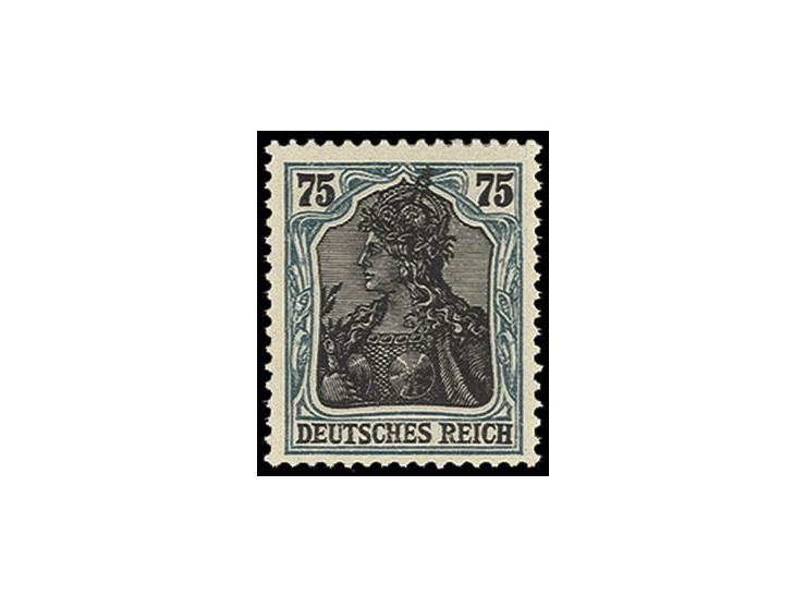 75 Pfg., Rahmen bläulichgrün, postfrisch, Kabinett, Fotoattest Bechtold BPP (Mi. 400,-)