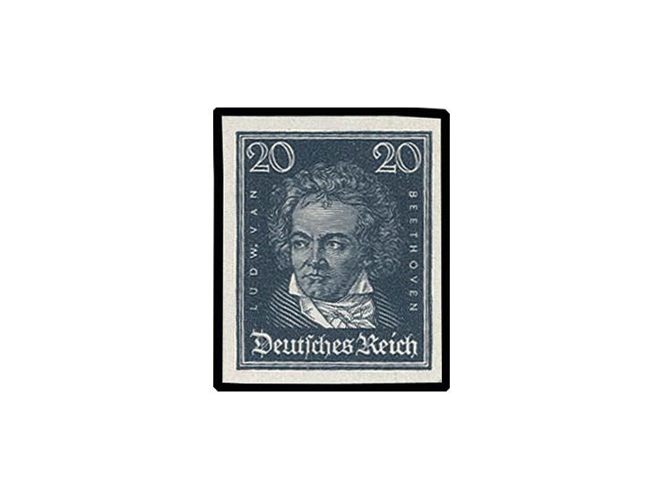 20 Pfg. ungezähnt, postfrisch mit kleiner gummimatter Stelle, Kabinett, eine seltene Marke, u.a. sign. HK, ex Dr. Rueger