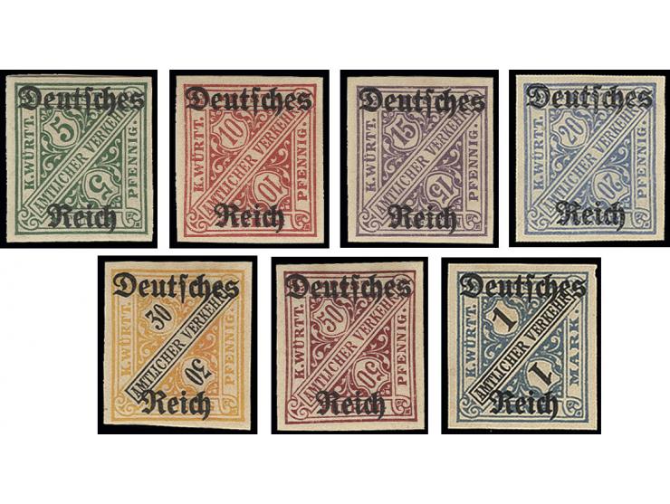 5 Pfg.-1 M. ungezähnt kpl. (ohne 40 Pfg.), ungebraucht, Pracht (Mi. 490,-)