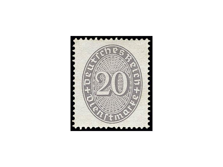 1930, 20 Pfg. mit liegendem Wasserzeichen, ungebraucht, Pracht, Fotoattest Oechsner BPP