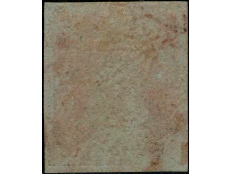 1850, 1 Ggr. auf blaugrau, allseits gute gerandet mit Teilen des Originalgummis, Kabinett, Fotoattest Berger BPP; ex Dr. Rueg