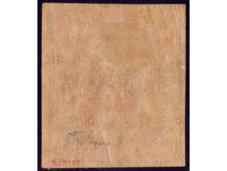 1/10 Th., farbfrisch und allseits voll- bis breitrandig, Kabinett, u.a. sign. Köhler und Fotoattest Berger BPP ex Dr. Rueger