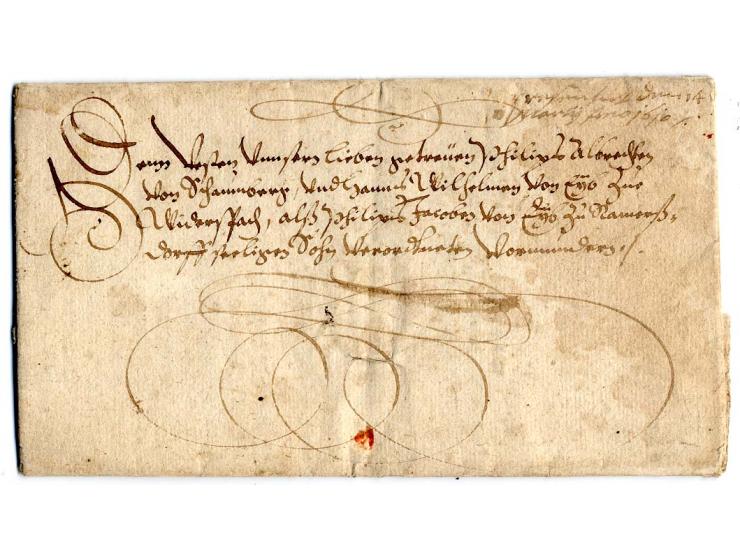 1610, Jülisch-Klevischer Erbfolgestreit (1609-1614), Militärbrief mit gedrucktem Mobilmachungsbefehl von Joachim Ernst von Br