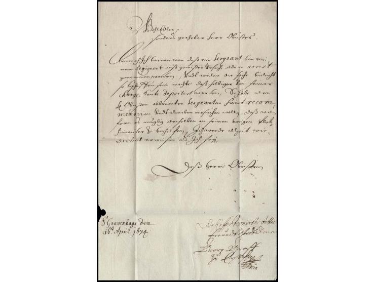 1674, zeitgleich zu den kriegerischen Auseinandersetzungen mit Schweden trat Brandenburg an der Seite Hollands und der Reichs