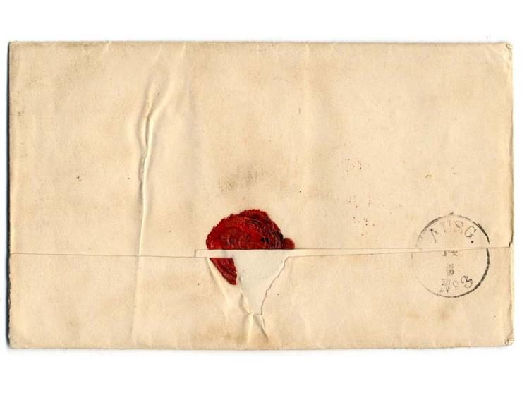 1866, Feldpost-Paketbegleitbrief "Feldpostbrief, frei", aufgegeben in "WANZLEBEN 12 6" an einen Feldwebel in einem Magdeburge