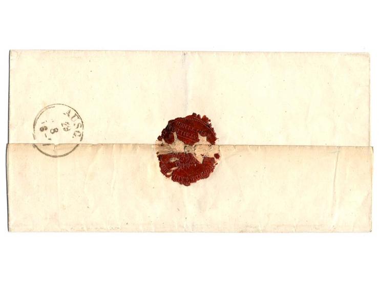 1866, "FELDPOST D. GARDE LANDW. INF. DIVISION 26/8", DKr. auf "Militaria"-Brief mit "Cito"-Vermerk nach Eilenburg