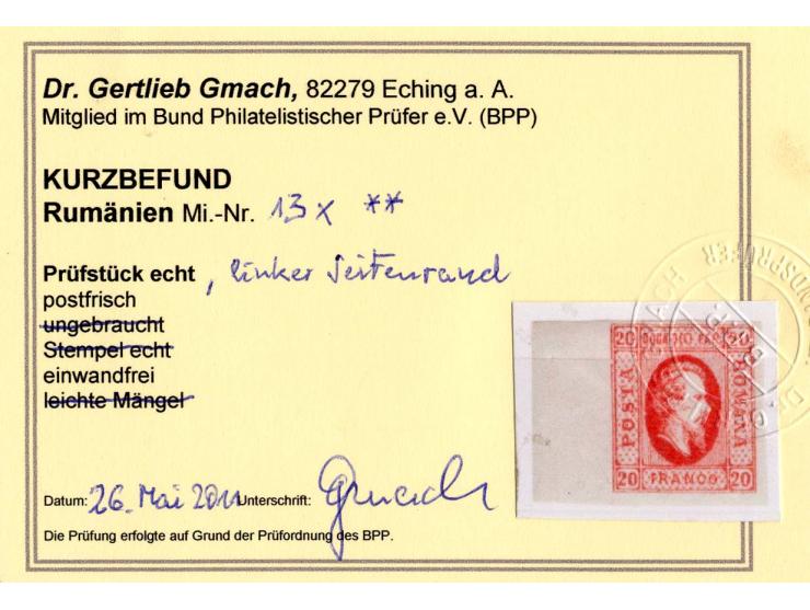 1864/65, Fürst Cuza, ungebrauchte und gestempelte Partie, dabei Essay, Einheiten, Farbnuancen, verschiedene Papiere, einige S
