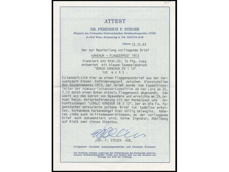 "FRANKFURT-KARLSRUHE-BASEL BAHNPOST ZUG 79  12.1.11", 3mal klar als nachträgliche Entwertung auf Einschreibe-Brief mit Kaiser