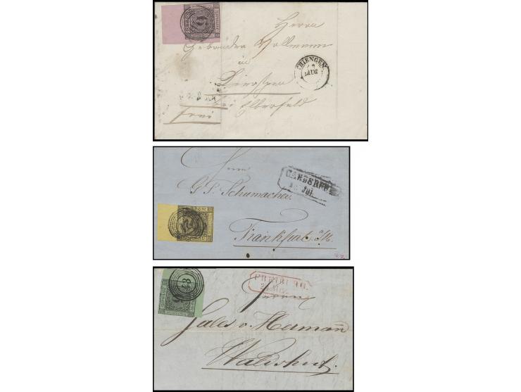 18551/74 (ca.), sehr reichhaltige Sammlung in 13 Kassetten und 3 Briefalben, der Markenteil mit hunderten von ungebrauchten u