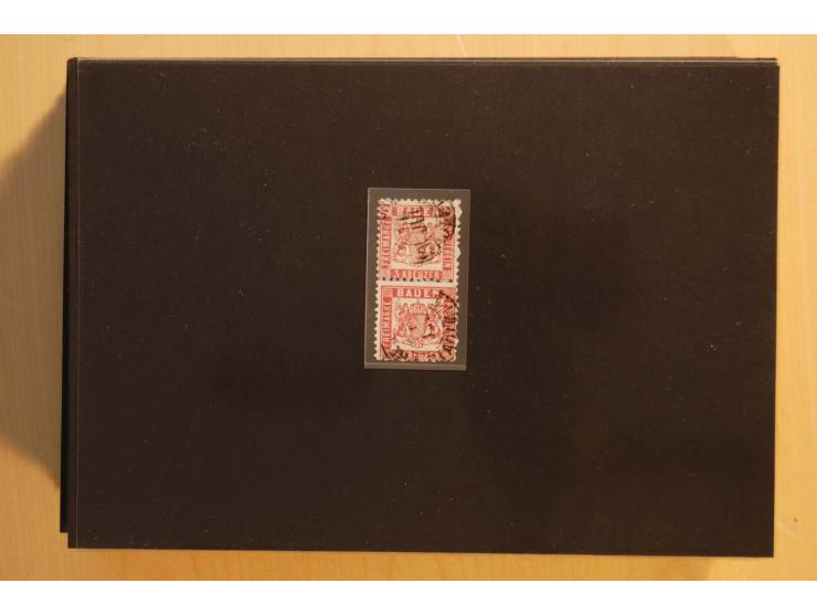 18551/74 (ca.), sehr reichhaltige Sammlung in 13 Kassetten und 3 Briefalben, der Markenteil mit hunderten von ungebrauchten u
