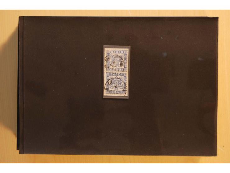 18551/74 (ca.), sehr reichhaltige Sammlung in 13 Kassetten und 3 Briefalben, der Markenteil mit hunderten von ungebrauchten u