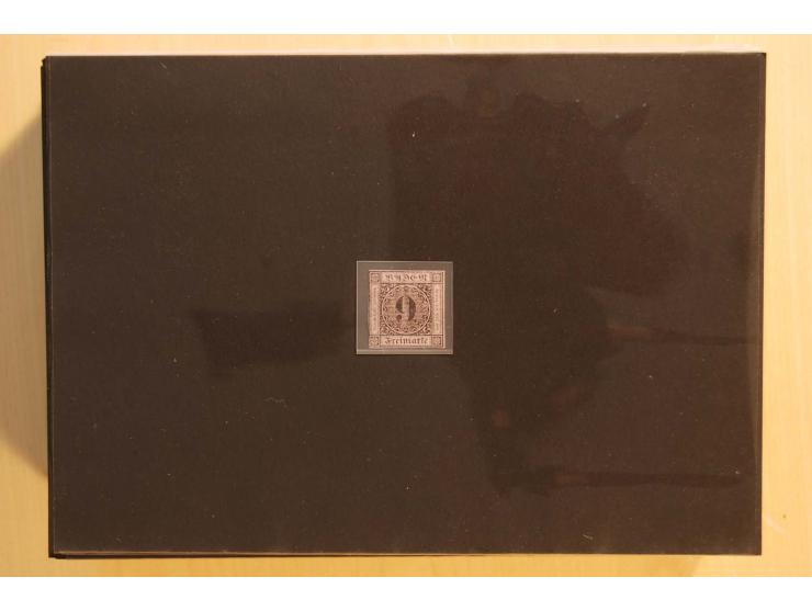 18551/74 (ca.), sehr reichhaltige Sammlung in 13 Kassetten und 3 Briefalben, der Markenteil mit hunderten von ungebrauchten u