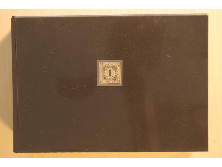 18551/74 (ca.), sehr reichhaltige Sammlung in 13 Kassetten und 3 Briefalben, der Markenteil mit hunderten von ungebrauchten u