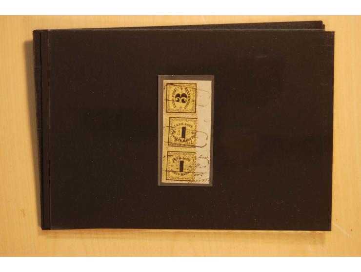 18551/74 (ca.), sehr reichhaltige Sammlung in 13 Kassetten und 3 Briefalben, der Markenteil mit hunderten von ungebrauchten u