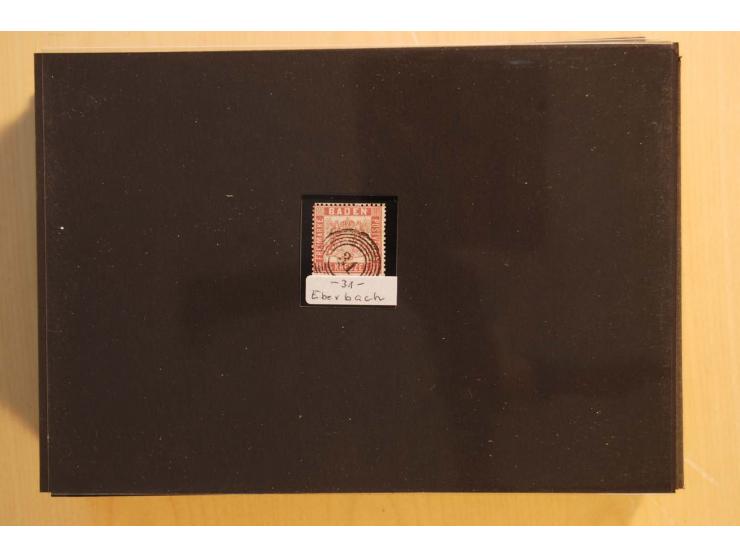 18551/74 (ca.), sehr reichhaltige Sammlung in 13 Kassetten und 3 Briefalben, der Markenteil mit hunderten von ungebrauchten u