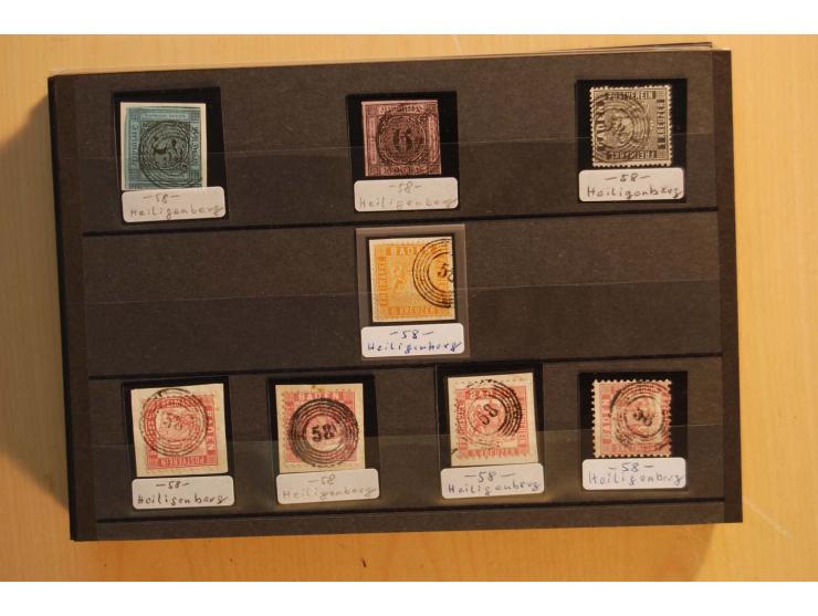 18551/74 (ca.), sehr reichhaltige Sammlung in 13 Kassetten und 3 Briefalben, der Markenteil mit hunderten von ungebrauchten u