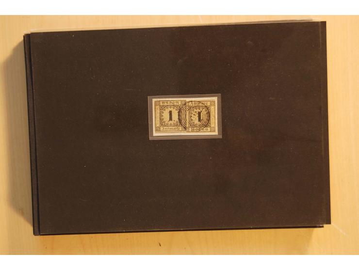 18551/74 (ca.), sehr reichhaltige Sammlung in 13 Kassetten und 3 Briefalben, der Markenteil mit hunderten von ungebrauchten u