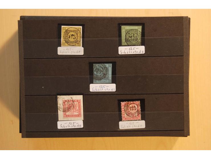 18551/74 (ca.), sehr reichhaltige Sammlung in 13 Kassetten und 3 Briefalben, der Markenteil mit hunderten von ungebrauchten u