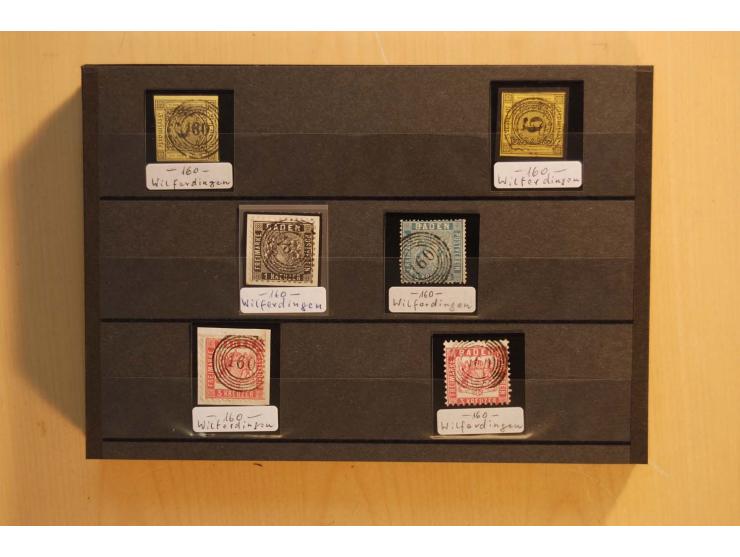 18551/74 (ca.), sehr reichhaltige Sammlung in 13 Kassetten und 3 Briefalben, der Markenteil mit hunderten von ungebrauchten u