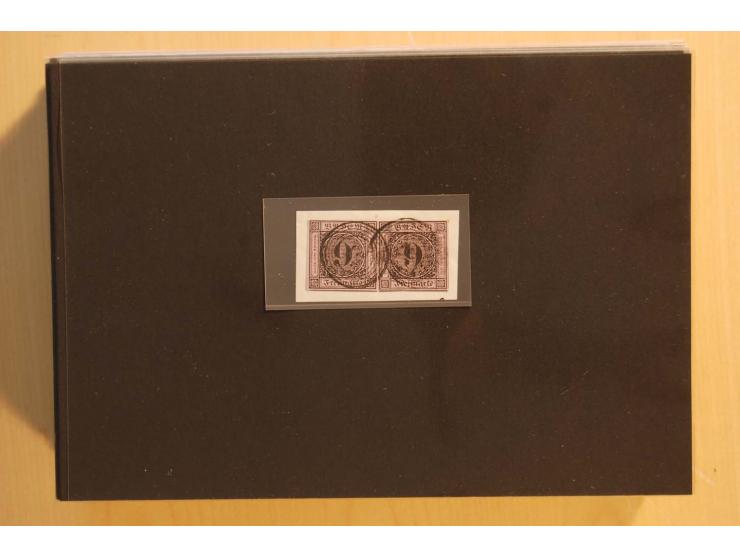 18551/74 (ca.), sehr reichhaltige Sammlung in 13 Kassetten und 3 Briefalben, der Markenteil mit hunderten von ungebrauchten u