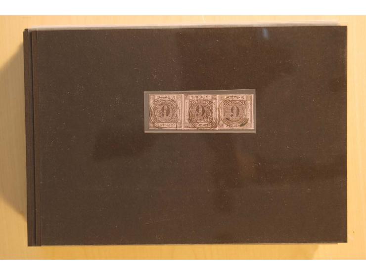 18551/74 (ca.), sehr reichhaltige Sammlung in 13 Kassetten und 3 Briefalben, der Markenteil mit hunderten von ungebrauchten u