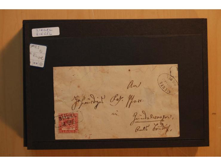 18551/74 (ca.), sehr reichhaltige Sammlung in 13 Kassetten und 3 Briefalben, der Markenteil mit hunderten von ungebrauchten u