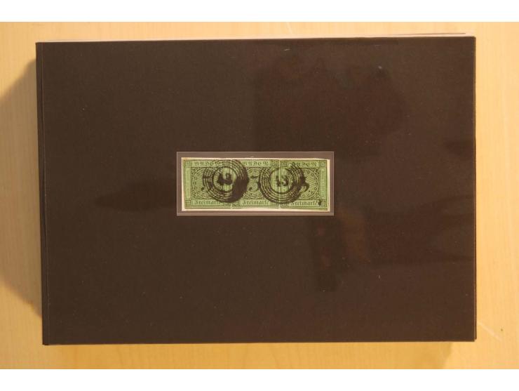 18551/74 (ca.), sehr reichhaltige Sammlung in 13 Kassetten und 3 Briefalben, der Markenteil mit hunderten von ungebrauchten u