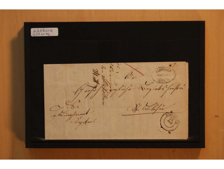 18551/74 (ca.), sehr reichhaltige Sammlung in 13 Kassetten und 3 Briefalben, der Markenteil mit hunderten von ungebrauchten u