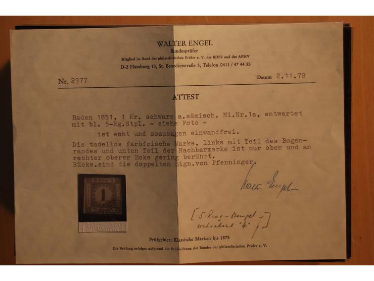 18551/74 (ca.), sehr reichhaltige Sammlung in 13 Kassetten und 3 Briefalben, der Markenteil mit hunderten von ungebrauchten u