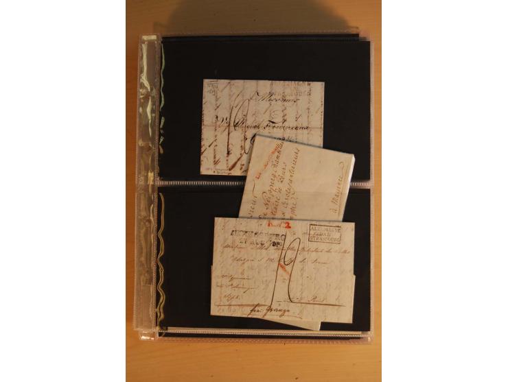 18551/74 (ca.), sehr reichhaltige Sammlung in 13 Kassetten und 3 Briefalben, der Markenteil mit hunderten von ungebrauchten u