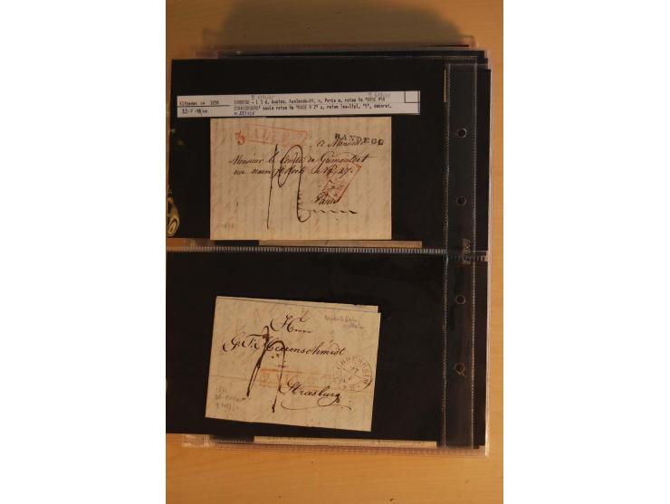 18551/74 (ca.), sehr reichhaltige Sammlung in 13 Kassetten und 3 Briefalben, der Markenteil mit hunderten von ungebrauchten u