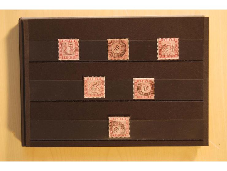 18551/74 (ca.), sehr reichhaltige Sammlung in 13 Kassetten und 3 Briefalben, der Markenteil mit hunderten von ungebrauchten u