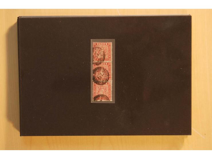 18551/74 (ca.), sehr reichhaltige Sammlung in 13 Kassetten und 3 Briefalben, der Markenteil mit hunderten von ungebrauchten u