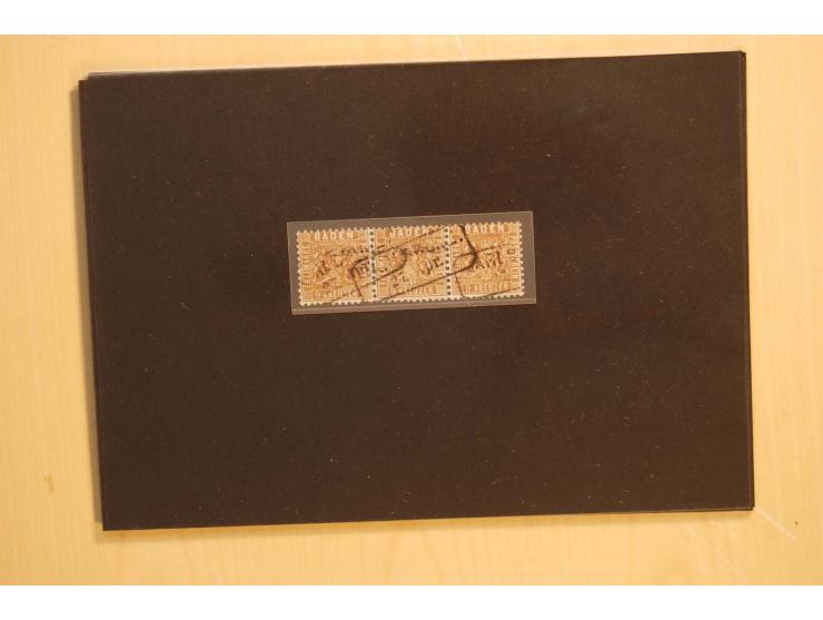 18551/74 (ca.), sehr reichhaltige Sammlung in 13 Kassetten und 3 Briefalben, der Markenteil mit hunderten von ungebrauchten u