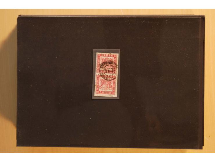 18551/74 (ca.), sehr reichhaltige Sammlung in 13 Kassetten und 3 Briefalben, der Markenteil mit hunderten von ungebrauchten u
