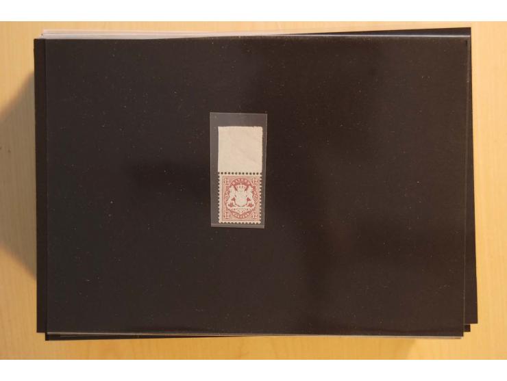 1849/1920, sehr reichhaltiger Sammlungsbestand in 11 Kassetten, 3 Alben und 2 Briefalben, beginnend mit rund 70 (!!) Nr1, dav
