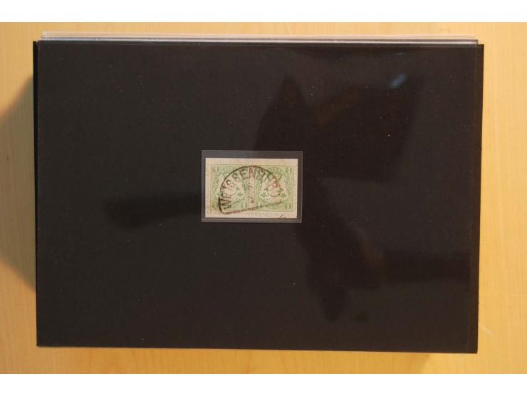 1849/1920, sehr reichhaltiger Sammlungsbestand in 11 Kassetten, 3 Alben und 2 Briefalben, beginnend mit rund 70 (!!) Nr1, dav