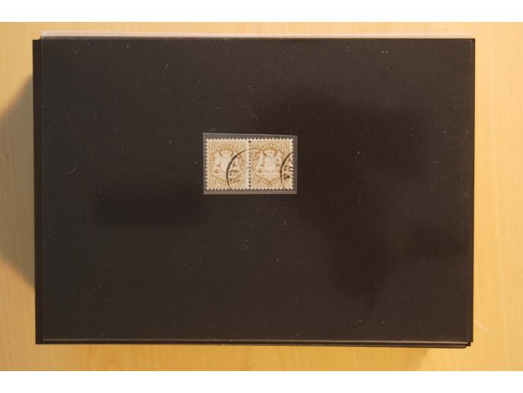 1849/1920, sehr reichhaltiger Sammlungsbestand in 11 Kassetten, 3 Alben und 2 Briefalben, beginnend mit rund 70 (!!) Nr1, dav