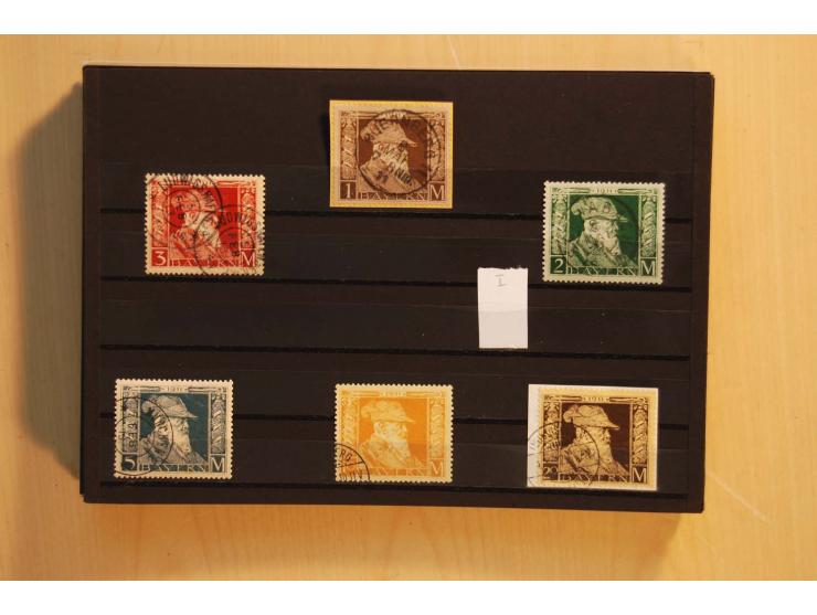 1849/1920, sehr reichhaltiger Sammlungsbestand in 11 Kassetten, 3 Alben und 2 Briefalben, beginnend mit rund 70 (!!) Nr1, dav