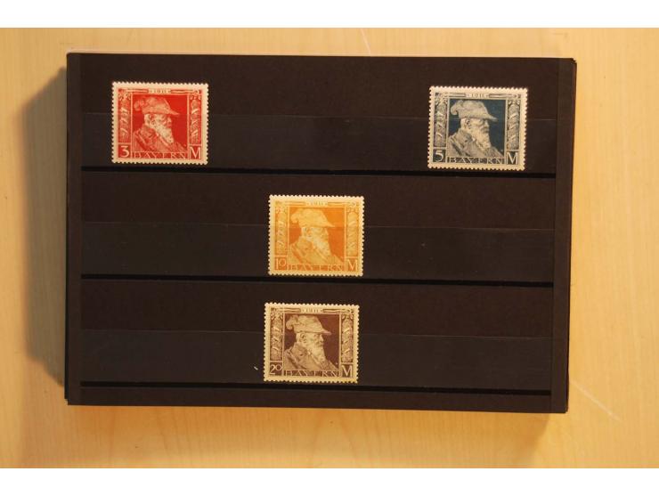 1849/1920, sehr reichhaltiger Sammlungsbestand in 11 Kassetten, 3 Alben und 2 Briefalben, beginnend mit rund 70 (!!) Nr1, dav