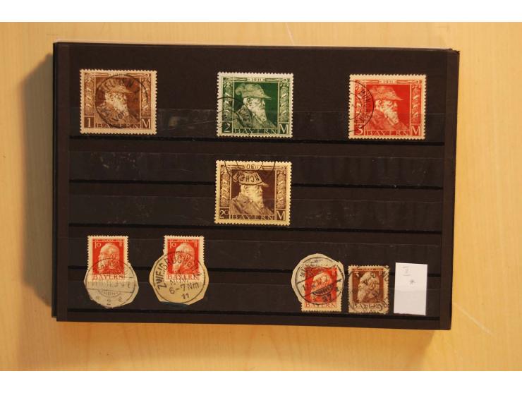 1849/1920, sehr reichhaltiger Sammlungsbestand in 11 Kassetten, 3 Alben und 2 Briefalben, beginnend mit rund 70 (!!) Nr1, dav