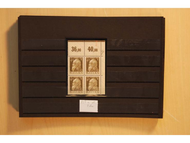 1849/1920, sehr reichhaltiger Sammlungsbestand in 11 Kassetten, 3 Alben und 2 Briefalben, beginnend mit rund 70 (!!) Nr1, dav
