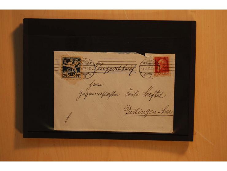 1849/1920, sehr reichhaltiger Sammlungsbestand in 11 Kassetten, 3 Alben und 2 Briefalben, beginnend mit rund 70 (!!) Nr1, dav