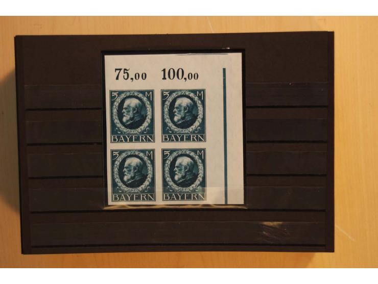 1849/1920, sehr reichhaltiger Sammlungsbestand in 11 Kassetten, 3 Alben und 2 Briefalben, beginnend mit rund 70 (!!) Nr1, dav