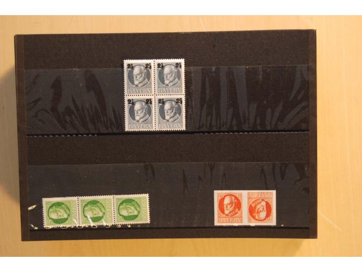 1849/1920, sehr reichhaltiger Sammlungsbestand in 11 Kassetten, 3 Alben und 2 Briefalben, beginnend mit rund 70 (!!) Nr1, dav